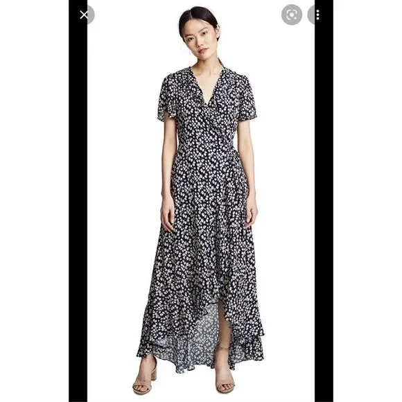 Free People - Lost + Wander Araceli Wrap Maxi Dress size SP - Picture 9 of 15